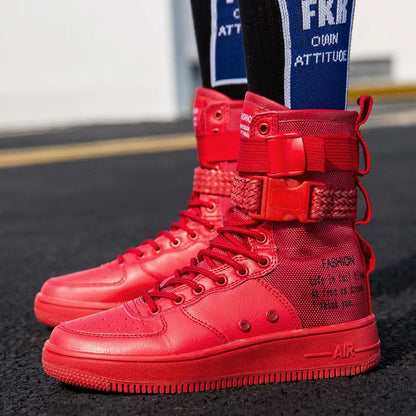 Bottes Orange Punk Streetwear